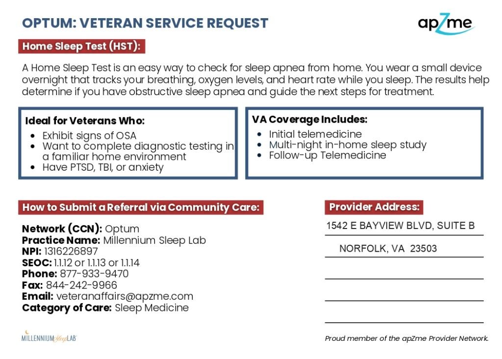 Veteran Service Request HST